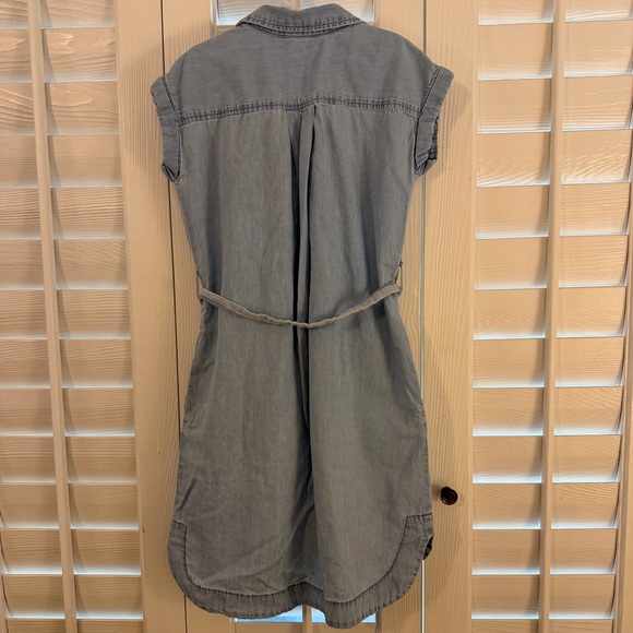 Calvin Klein Denim Shirt Dress with Belt, Girls Large (12/14), GUC - Picture 5 of 8